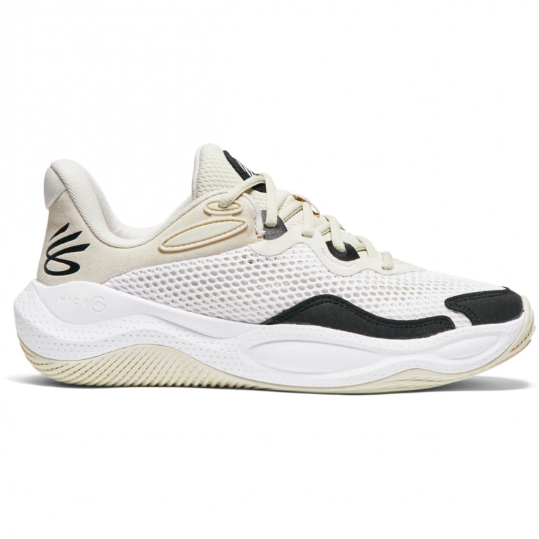 Buty do koszykówki uniseks Under Armour Curry Splash 24 Sde - beżowe