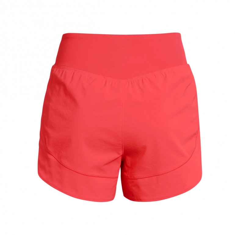 Damskie spodenki treningowe Under Armour Flex Woven 2-In-1 Short - czerwone