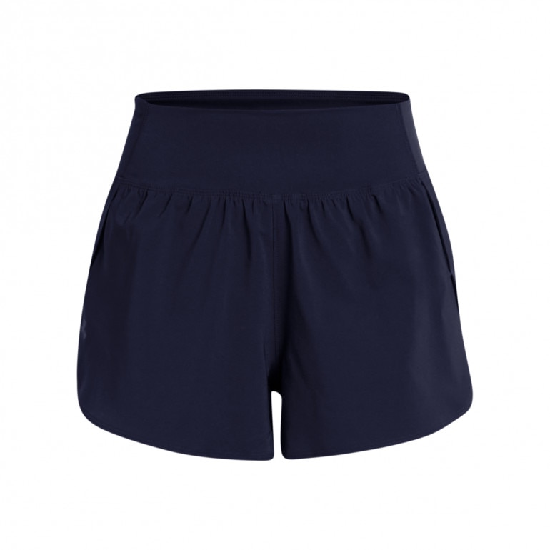 Damskie spodenki treningowe Under Armour Flex Woven 2-In-1 Short - granatowe