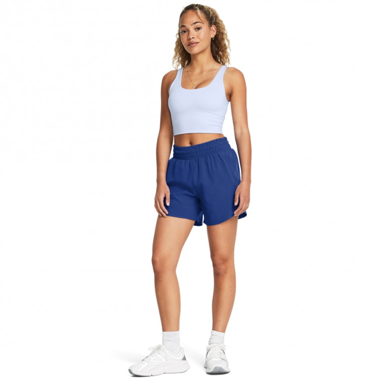 Damskie spodenki treningowe Under Armour UA Vanish 5in Short - niebieskie