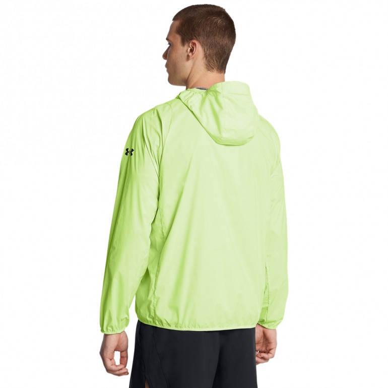 Męska kurtka do biegania Under Armour Launch Lightweight Jacket - zielona