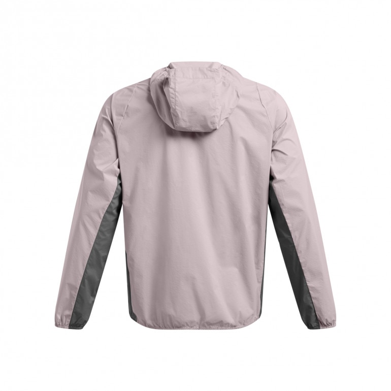 Męska kurtka do biegania Under Armour Launch Lightweight Jacket - beżowa