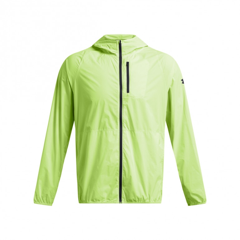 Męska kurtka do biegania Under Armour Launch Lightweight Jacket - zielona