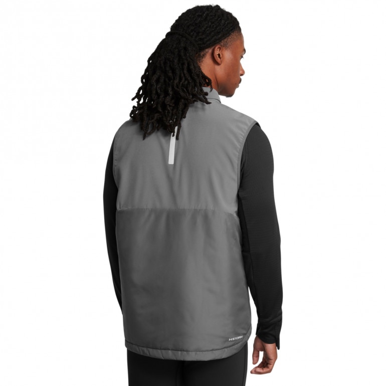 Męski bezrękawnik do biegania Under Armour Launch Pro Insulated Vest - szary