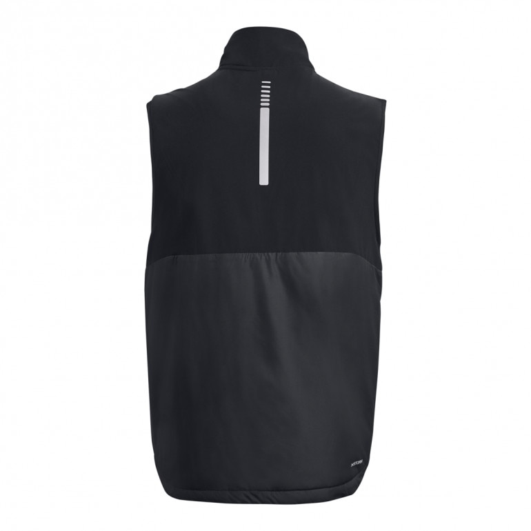 Męski bezrękawnik do biegania Under Armour Launch Pro Insulated Vest - czarny