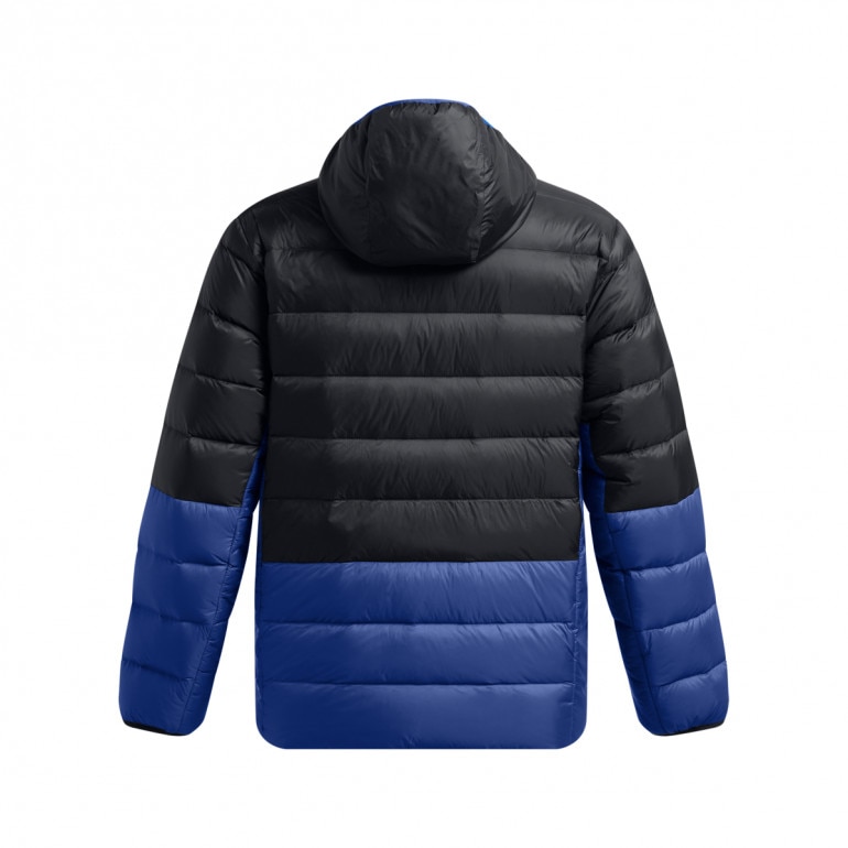 Męska kurtka z puchem naturalnym Under Armour Legend Down Hooded Jacket - czarna