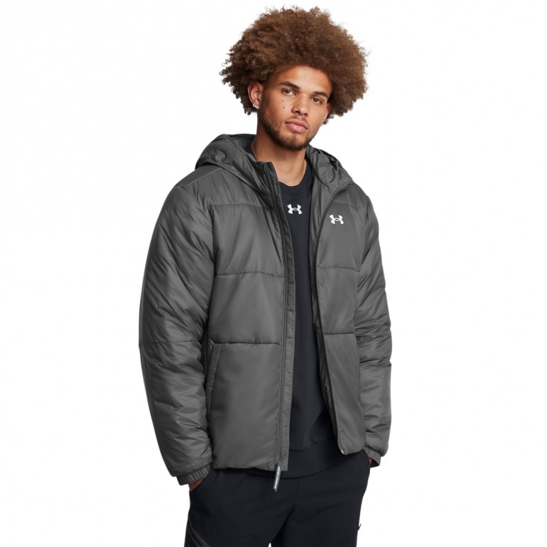 Męska kurtka puchowa pikowana Under Armour Lw Insulated Jacket - szara