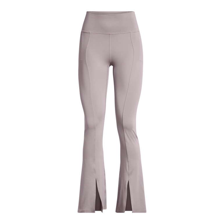 Damskie spodnie treningowe Under Armour Meridian Kick Flare Pant - beżowe