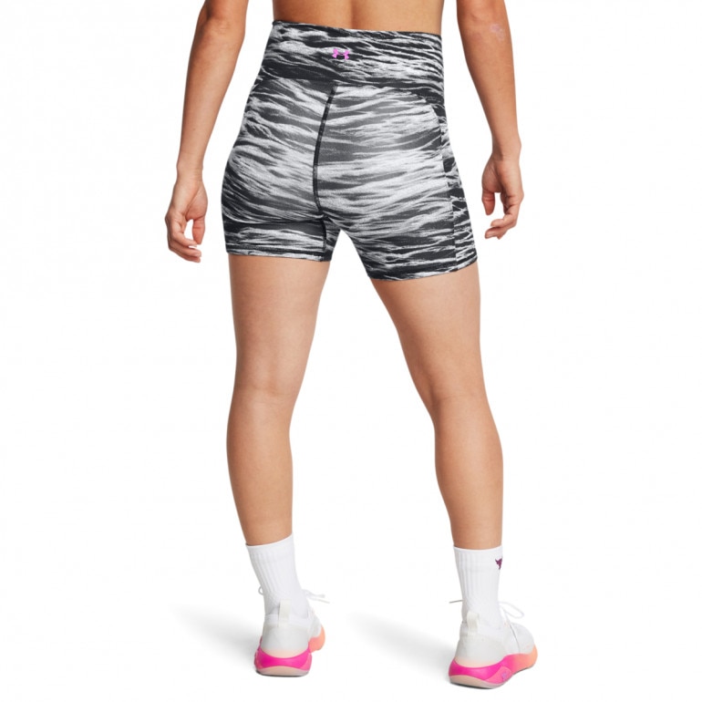Damskie kolarki treningowe Under Armour Project Rock Lets Go Btb Middy Pt - multikolor