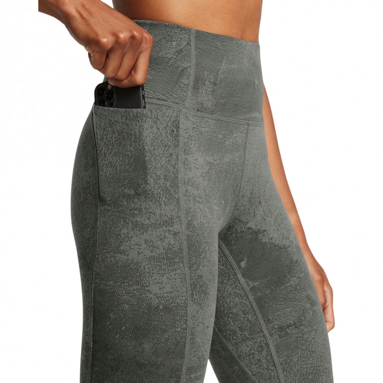 Damskie legginsy treningowe Under Armour Project Rock Ankl Lg Pt - zielone