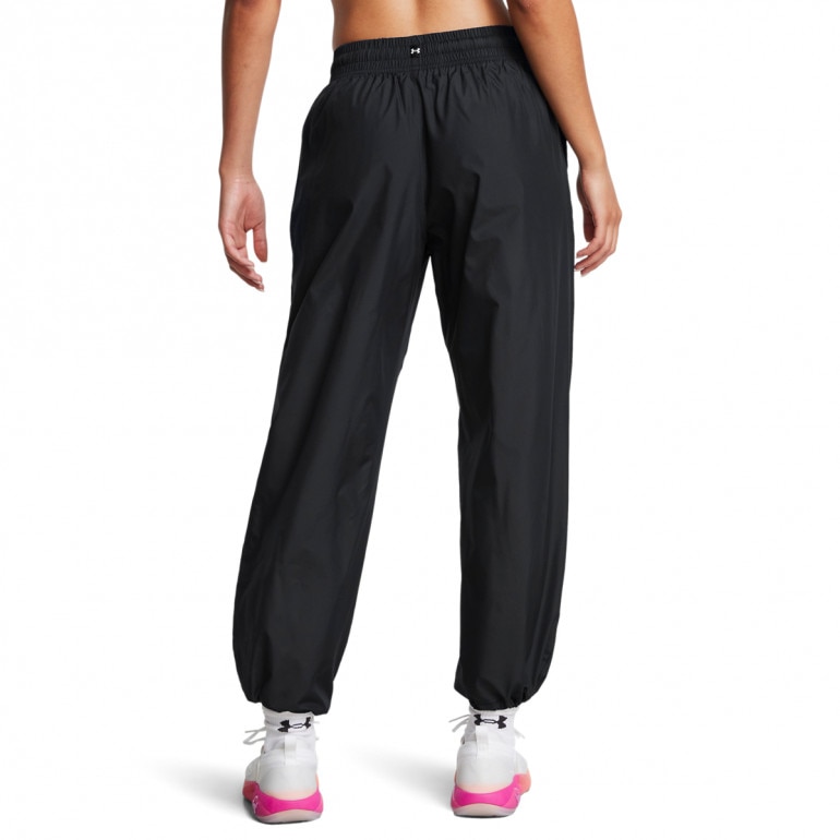 Damskie spodnie treningowe Under Armour Project Rock W Wvn Pant Boh - czarne