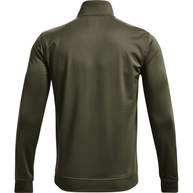 Męska bluza rozpinana bez kaptura Under Armour Sportstyle Tricot Jacket - khaki