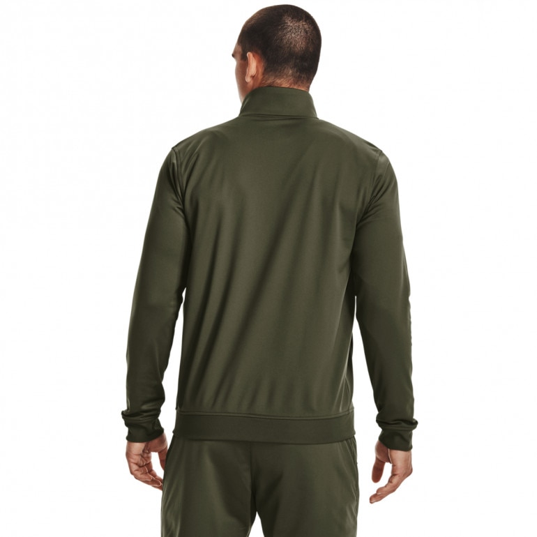 Męska bluza rozpinana bez kaptura Under Armour Sportstyle Tricot Jacket - khaki