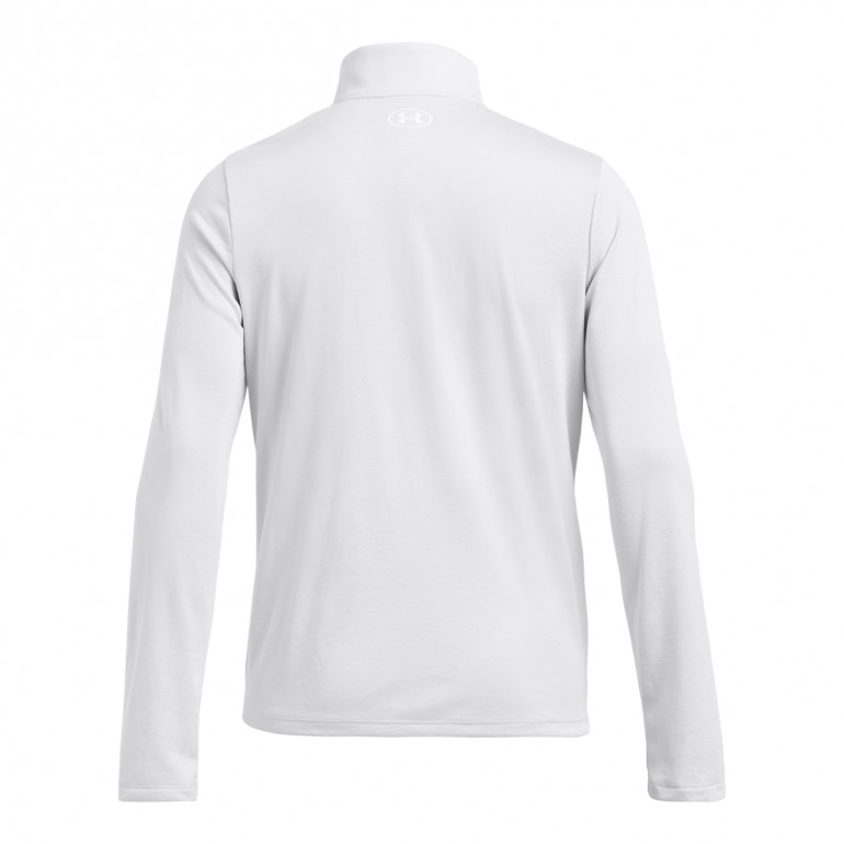 Damska bluza treningowa rozpinana bez kaptura Under Armour Tech Full Zip - biała