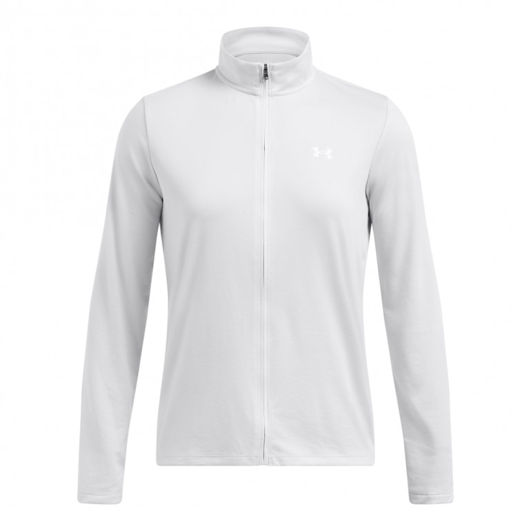 Damska bluza treningowa rozpinana bez kaptura Under Armour Tech Full Zip - biała