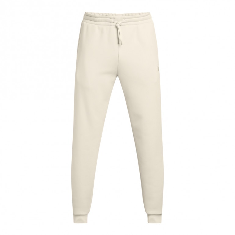 Męskie spodnie treningowe Under Armour UA Armour Fleece Pro Jogger - białe