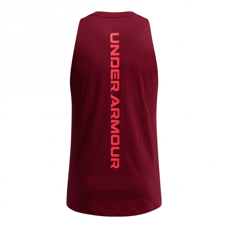 Męski top do koszykówki Under Armour UA Zone Tank - czerwony