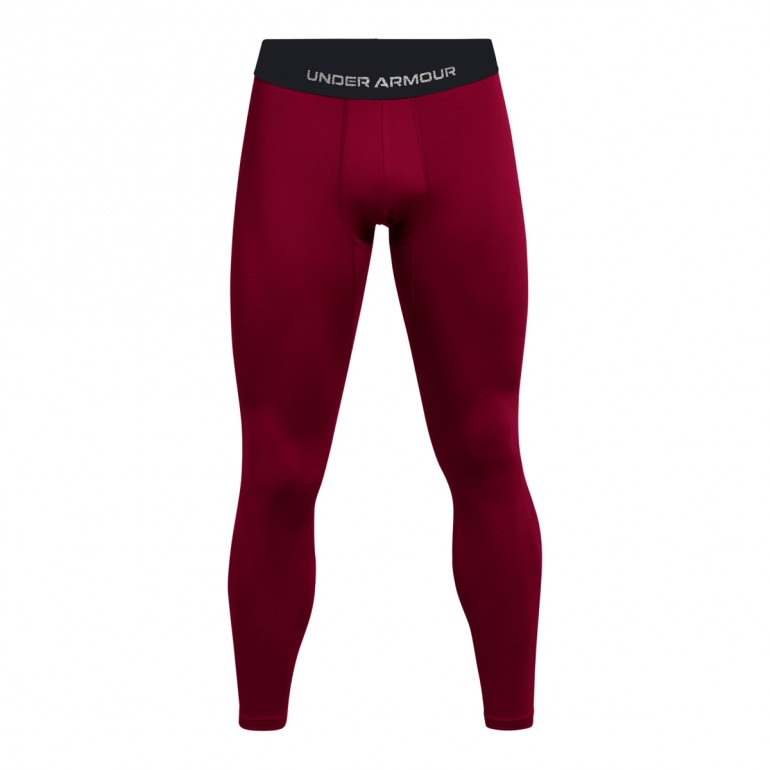 Męskie legginsy treningowe Under Armour UA Cg Elite Leggings - czerwone