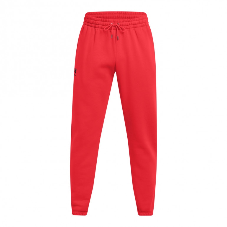 Męskie spodnie dresowe Under Armour UA Essential Fleece Jogger - czerwone