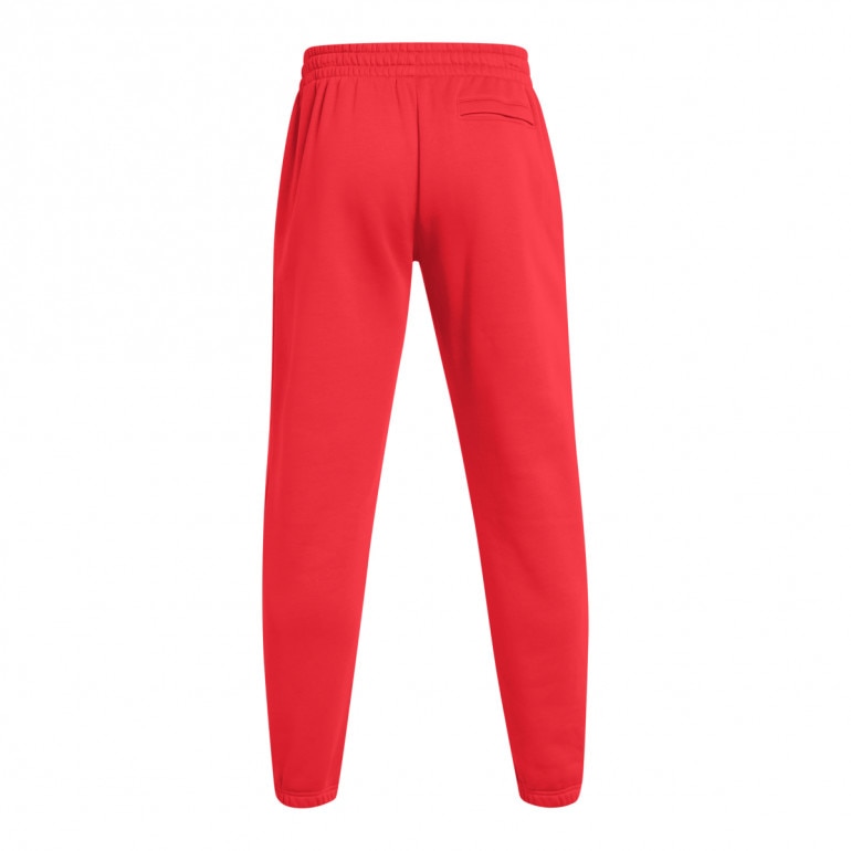 Męskie spodnie dresowe Under Armour UA Essential Fleece Jogger - czerwone