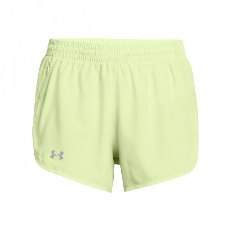Damskie spodenki do biegania Under Armour UA Fly By 3'' Shorts - zielone
