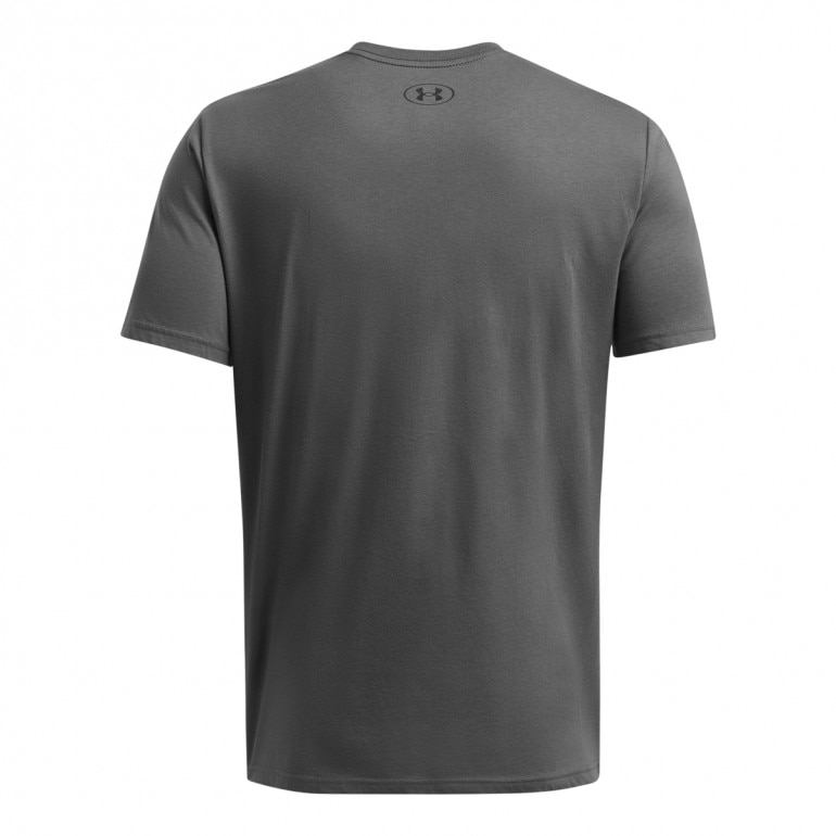 Męski t-shirt z nadrukiem Under Armour UA Gl Foundation Update Ss - szary
