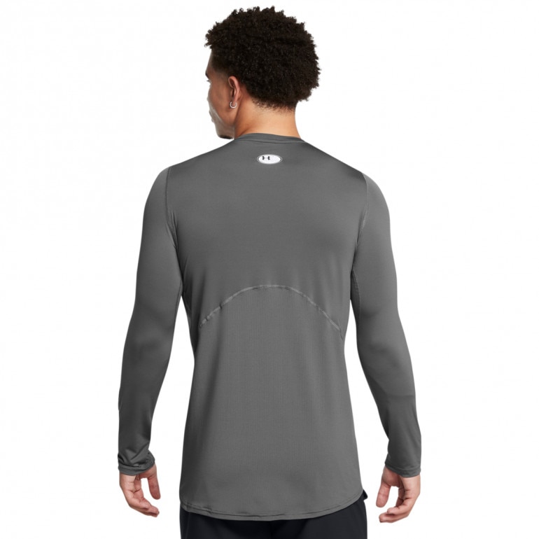 Męski longsleeve treningowy Under Armour UA Hg Armour Fitted Ls - szary