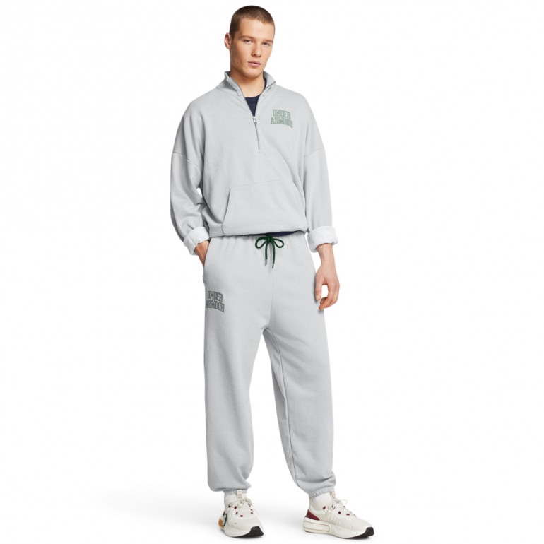 Męskie spodnie dresowe Under Armour UA Icon Hwt Terry Os Pant - szare