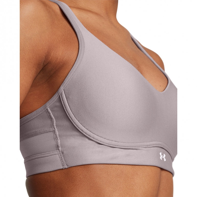 Biustonosz treningowy Under Armour UA Infinity Low 2.0 Bra - beżowy