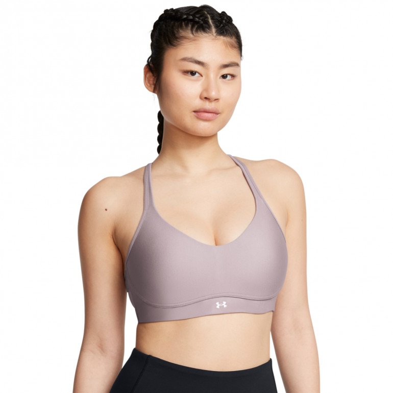 Biustonosz treningowy Under Armour UA Infinity Low 2.0 Bra - beżowy