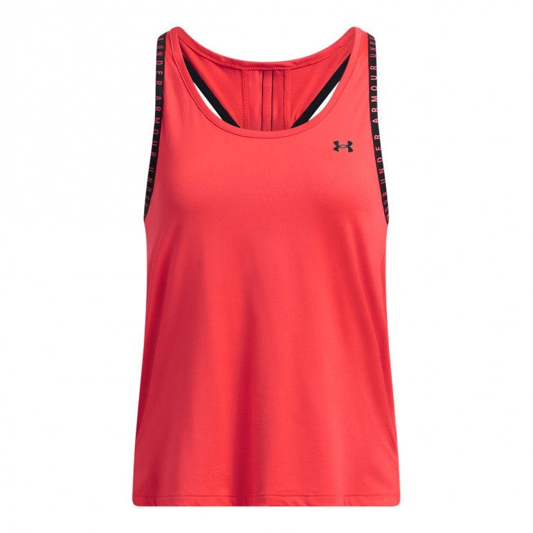 Damski top treningowy Under Armour Knockout Tank - czerwony