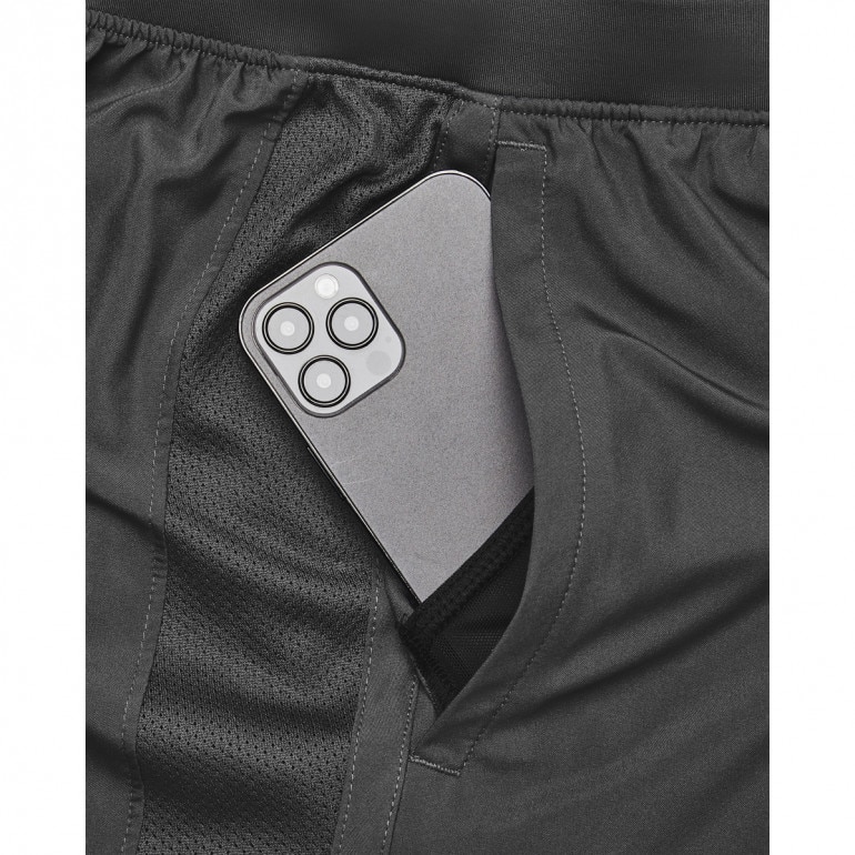Męskie spodenki do biegania Under Armour UA Launch 7'' 2-IN-1 Short - szare