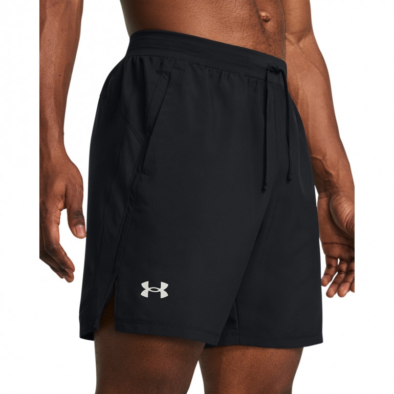 Męskie spodenki do biegania Under Armour UA Launch 7'' Unlined Shorts - czarne