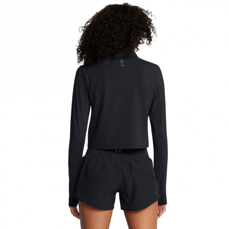 Damski longsleeve do biegania Under Armour UA Launch Elite Half Zip - czarny