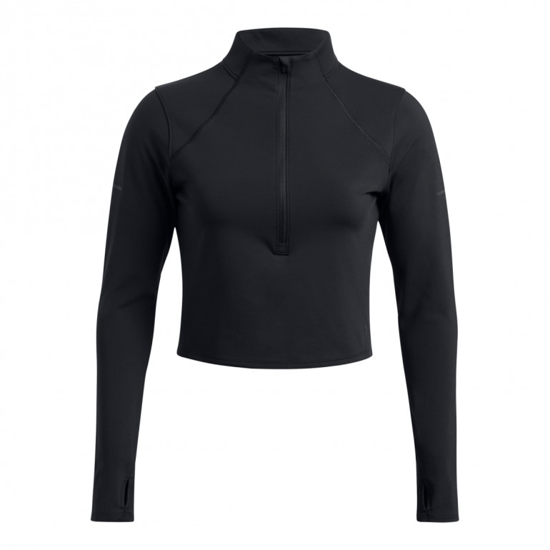 Damski longsleeve do biegania Under Armour UA Launch Elite Half Zip - czarny