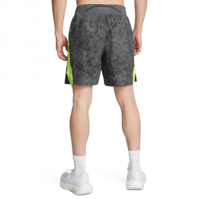 Męskie spodenki do biegania Under Armour Launch Pro 7'' Printed Short - szare