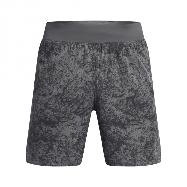Męskie spodenki do biegania Under Armour Launch Pro 7'' Printed Short - szare