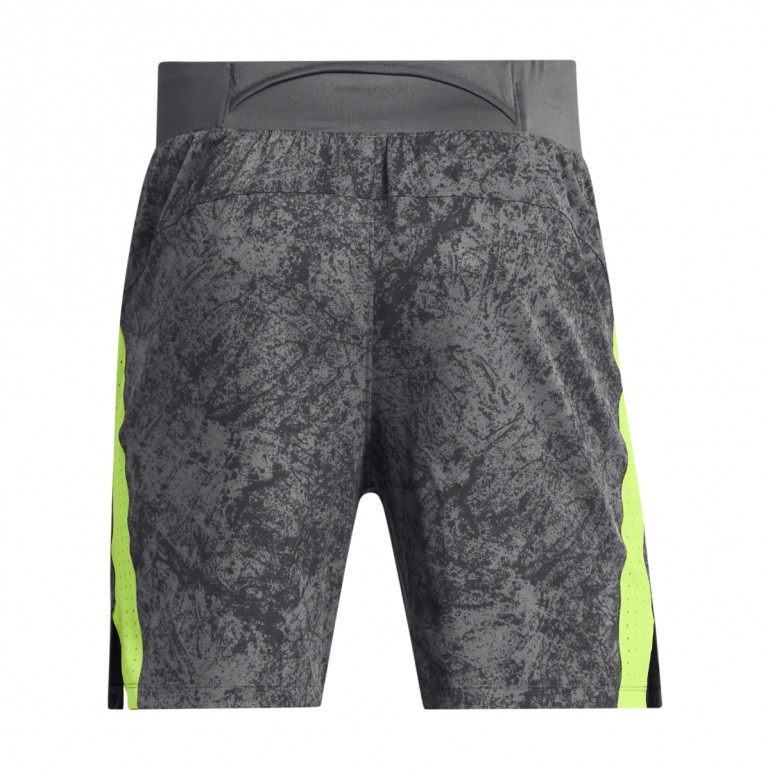 Męskie spodenki do biegania Under Armour Launch Pro 7'' Printed Short - szare