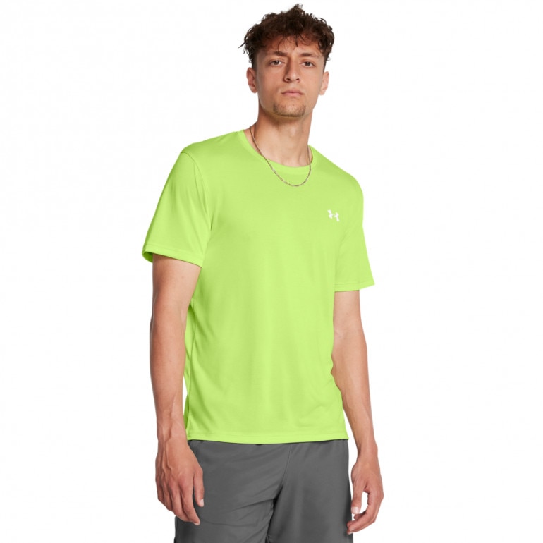 Męska koszulka do biegania Under Armour UA Launch Shortsleeve - zielona