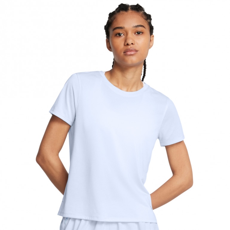 Damska koszulka do biegania Under Armour UA Launch Shortsleeve - niebieska