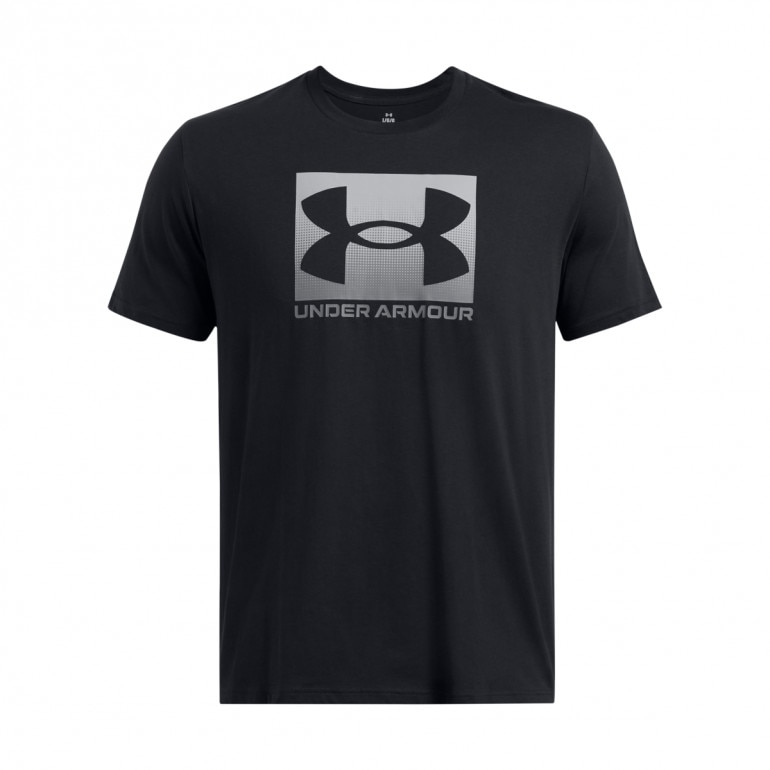 Męski t-shirt z nadrukiem Under Armour UA M Boxed Sports Updated Ss - czarny
