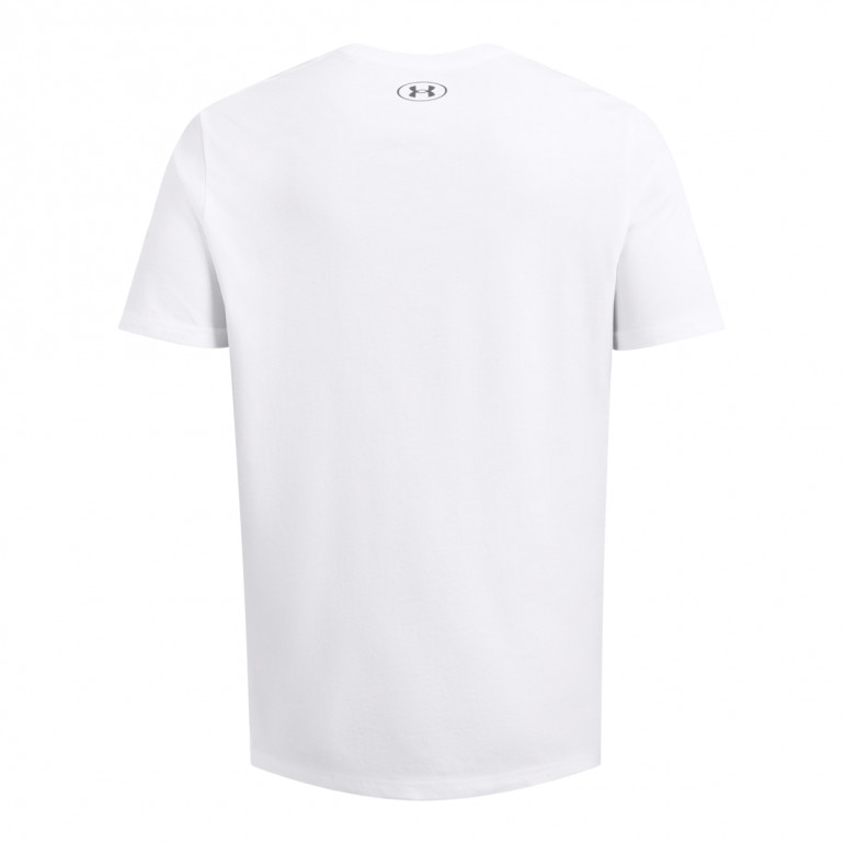 Męski t-shirt z nadrukiem Under Armour UA M Boxed Sports Updated Ss - biały