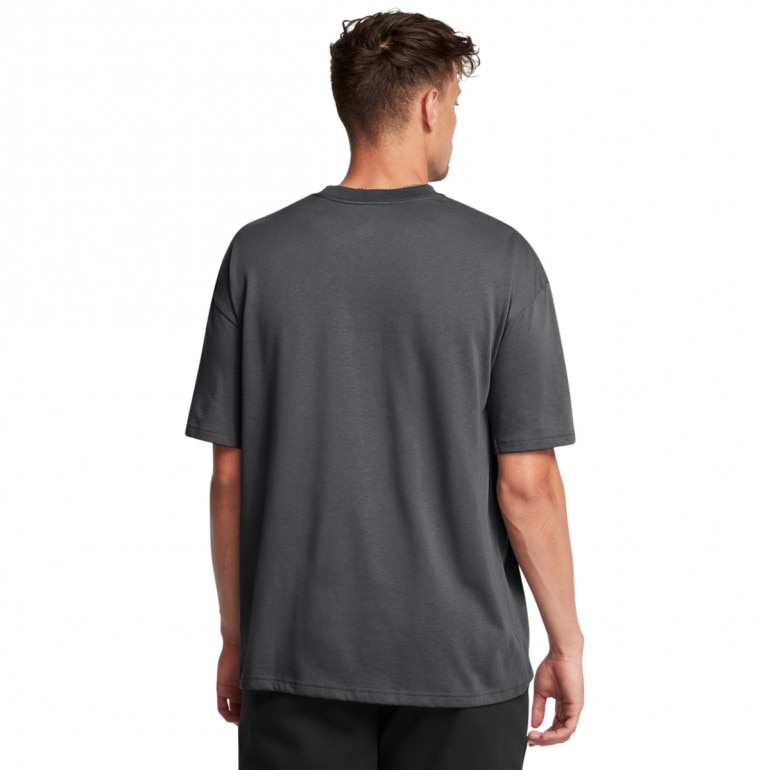 Męski t-shirt z nadrukiem Under Armour UA M Hw Os Branded Ss - szary