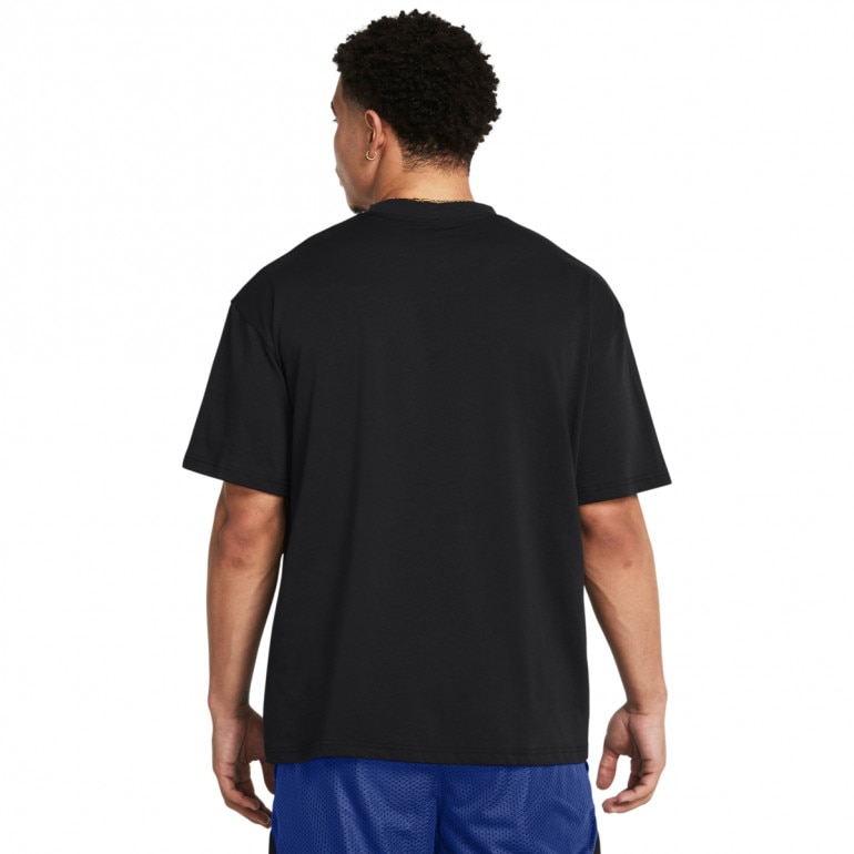 Męski t-shirt z nadrukiem Under Armour UA M Hw Os Branded Ss - czarny