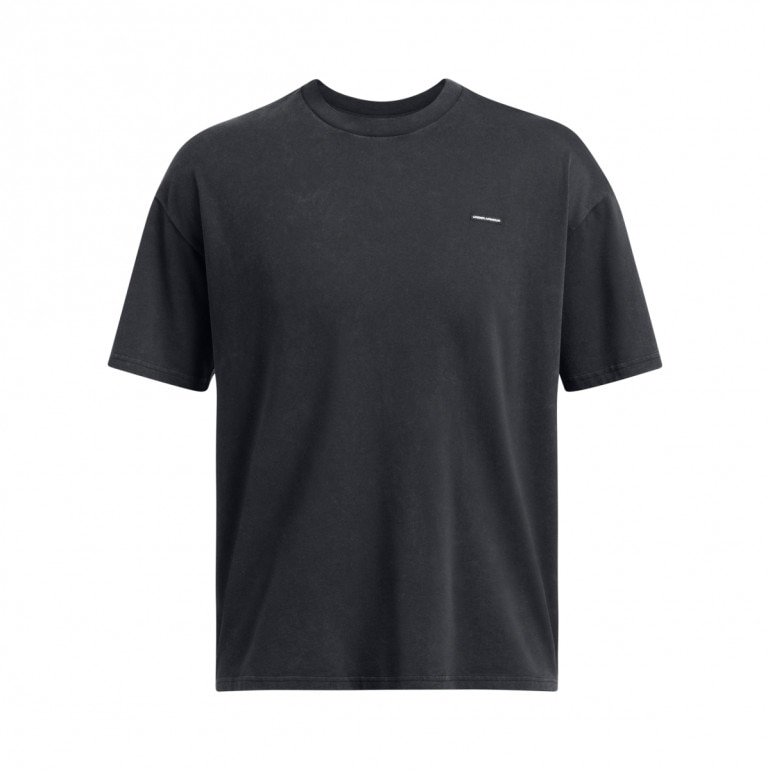 Męski t-shirt z nadrukiem Under Armour UA M Hw Os Logo Wash Ss - czarny