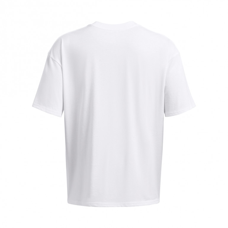 Męski t-shirt z nadrukiem Under Armour UA M Hw Os Sm Box Ss - biały