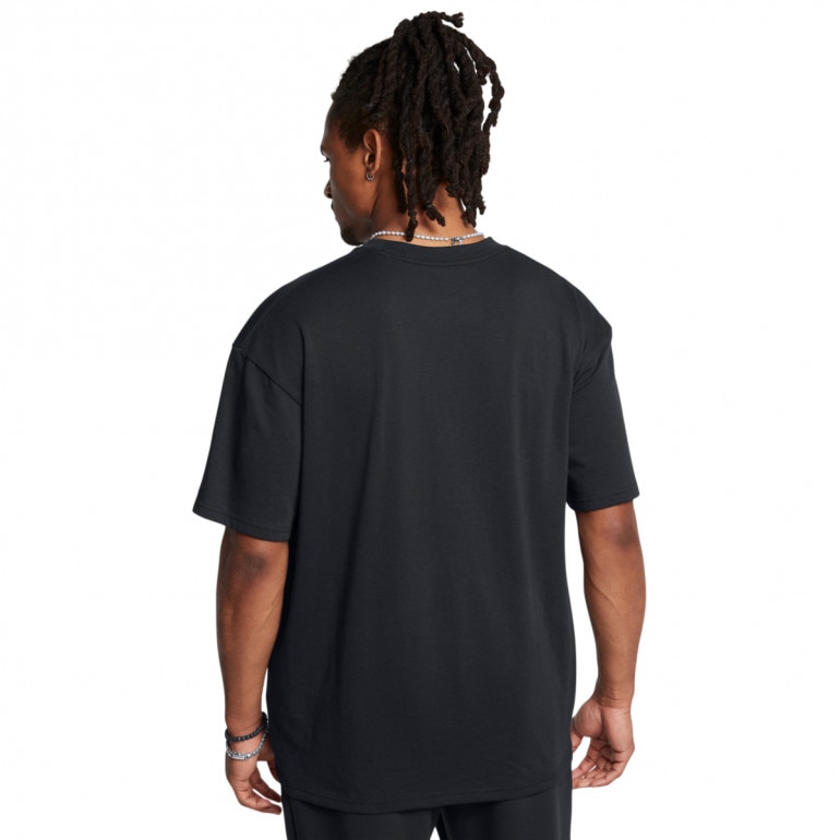 Męski t-shirt z nadrukiem Under Armour UA M Hw Os Sm Box Ss - czarny