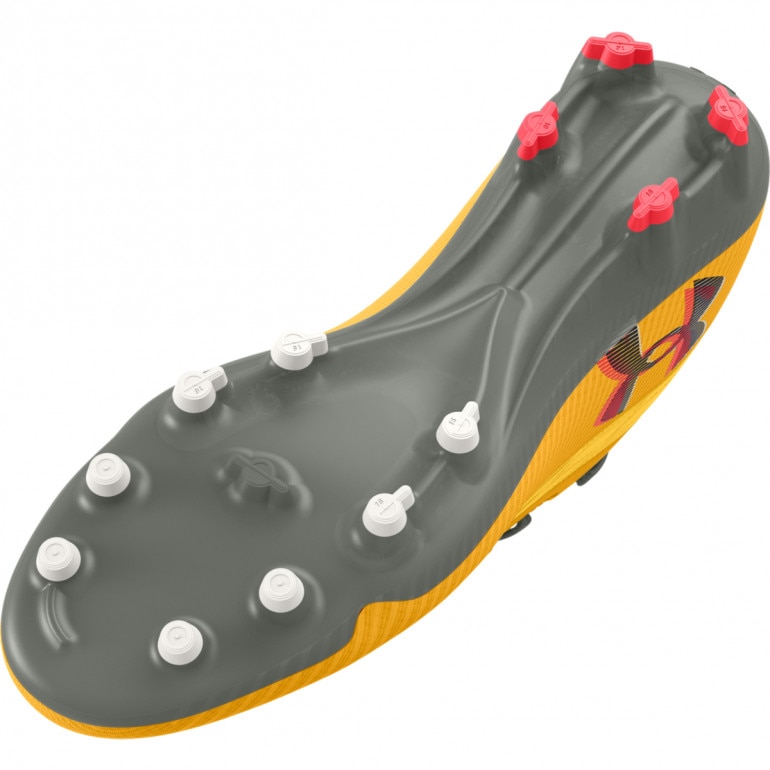 Męskie buty piłkarskie korki lanki Under Armour UA Magnetico Elite 4 Fg - żółte