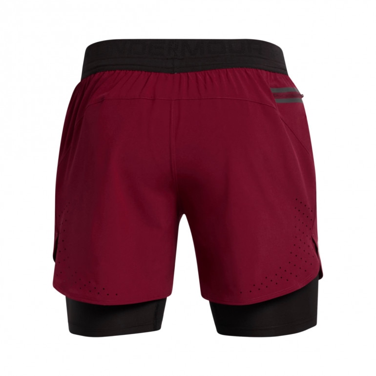 Męskie spodenki treningowe Under Armour UA Vanish Elite 2in1 Short - czerwone