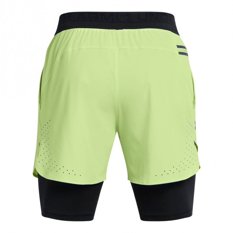 Męskie spodenki treningowe Under Armour UA Vanish Elite 2in1 Short - zielone